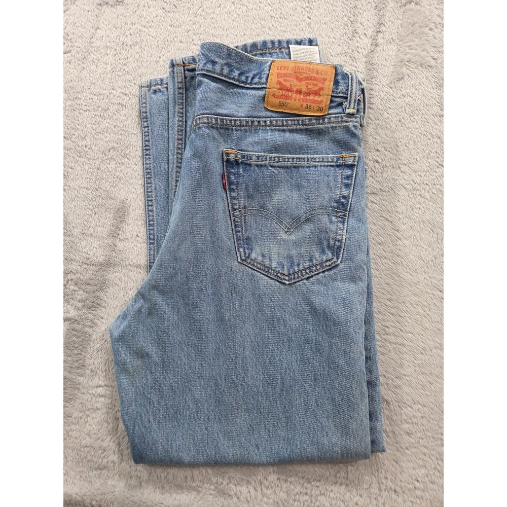 Levi's 550  Men's Relaxed Fit Jeans - Light wash Blue 36x30